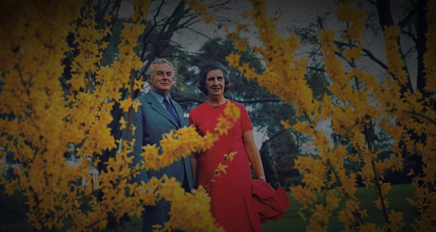 Gough and Margaret Whitlam.