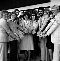 Twenty four adults and eight children from USA arrive under Australia's enterpreneurial policy to establish a major jewellery manufacturing business in Perth, 1979.