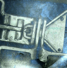 The quick release buckle believed to have caused the accident.