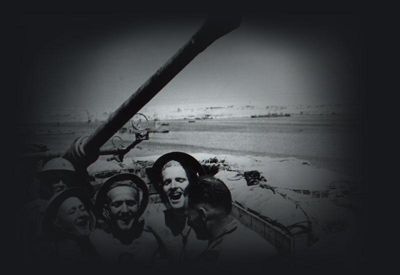 ABC field unit – Scottish trio sing for ABC radio correspondent Chester Wilmot, c1941.