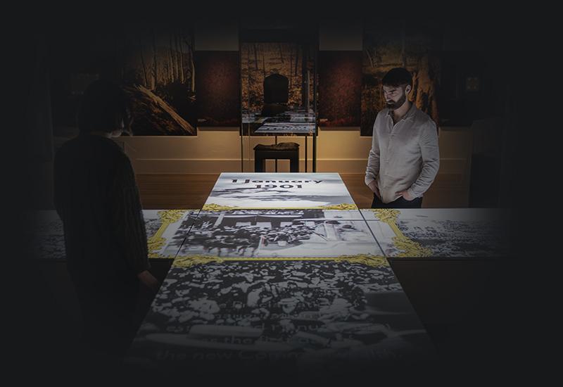 Voices gallery. Photograph by Sammy Hawker. 