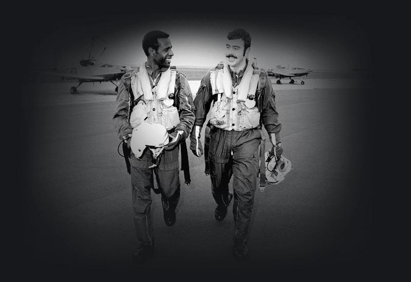 Royal Australian Air Force Officer is flying instructor at Point Cook RAAf base, 1979.