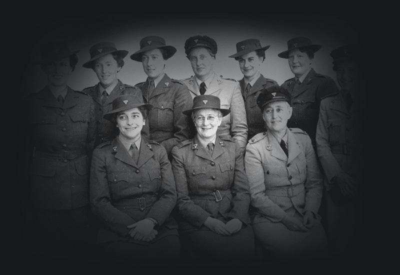 Members of the Australian Women's Army Service.