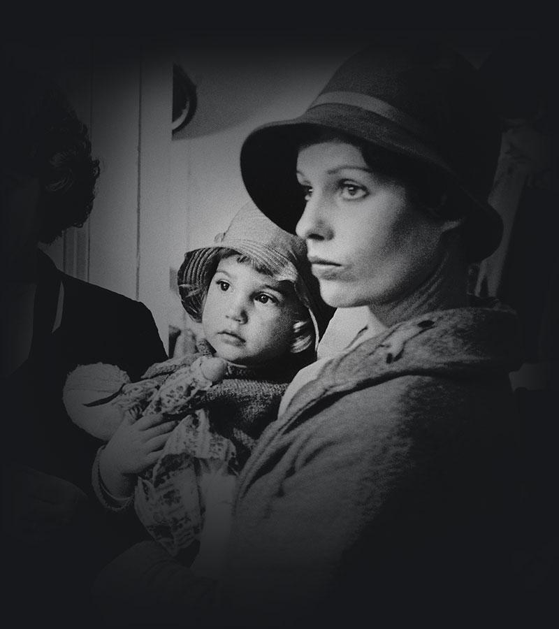 A still from the film Caddie.