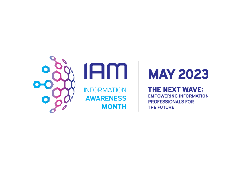 Information Awareness Month 2023 logo. 