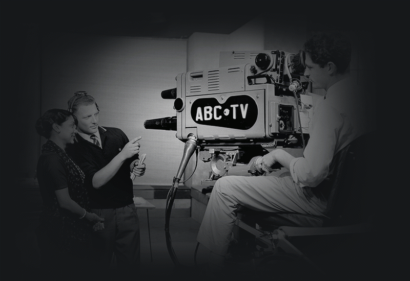 	Indian woman receives television training. Miss Jyotikana Ray, from Calcutta, who recently graduated from the National Art School in Sydney, is now attached to the ABC television station in Sydney, for training in television production. 
