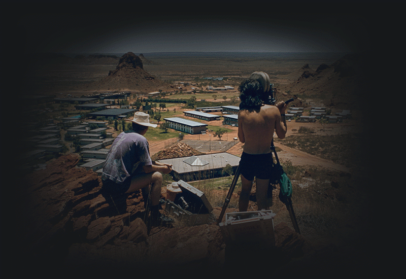 Entertainment - Film - Film crew at Shay Gap, Western Australia