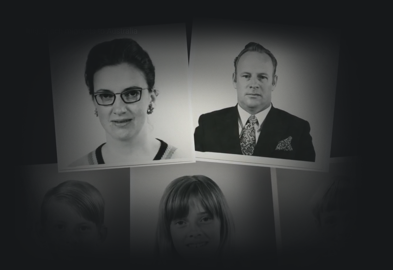 Passport photos of Cees and Ina Huig.