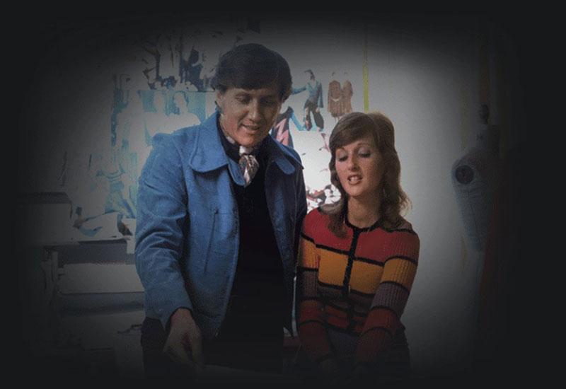 Fashion designers collaborate.