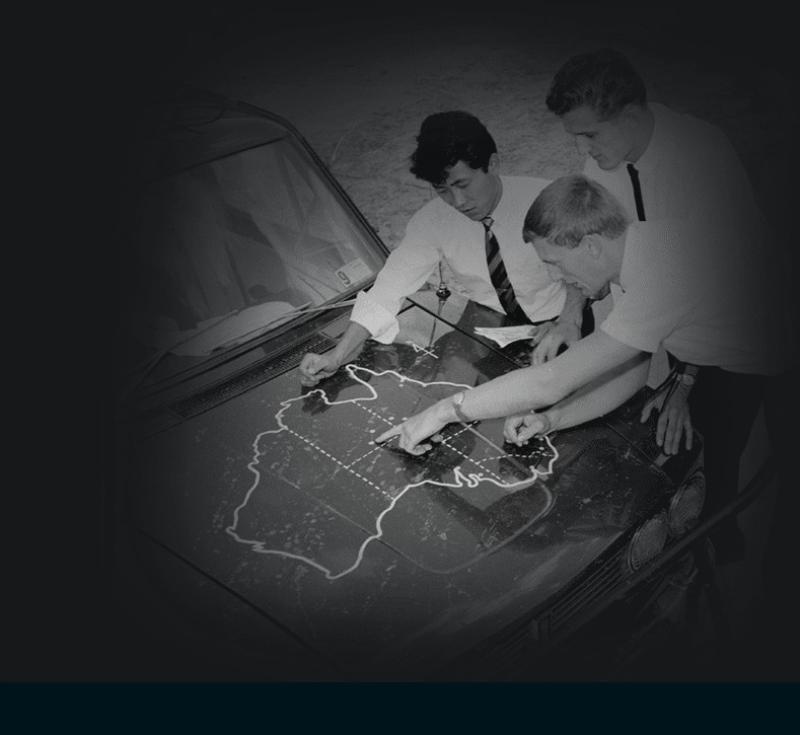 Around Australia motor safari for Japanese students, 1967.