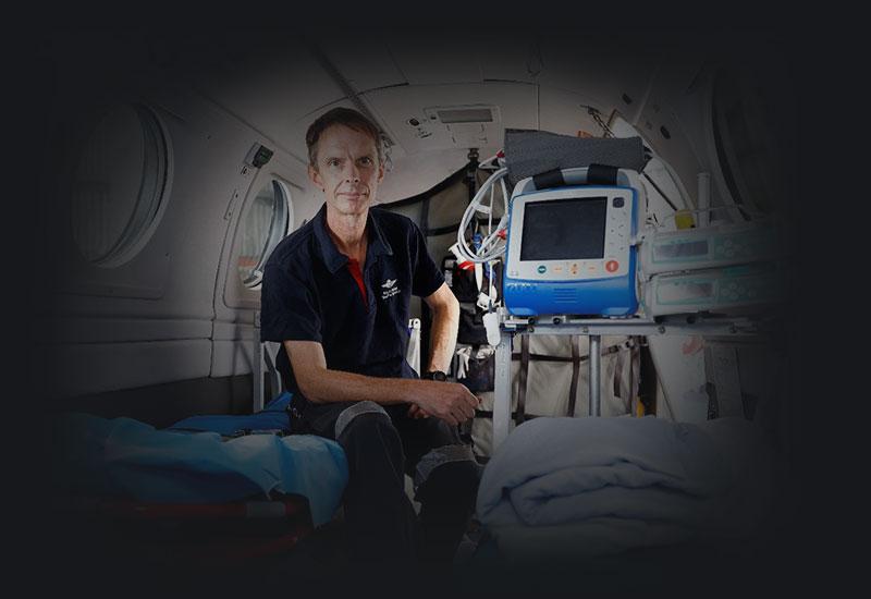 Dr Dean Taylor, image provided courtesy Royal Flying Doctors Service