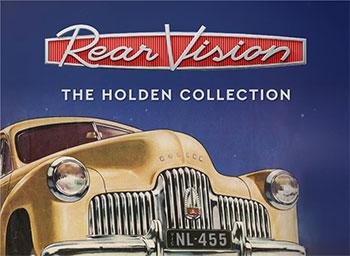 The front of a Holden car from a colour brochure