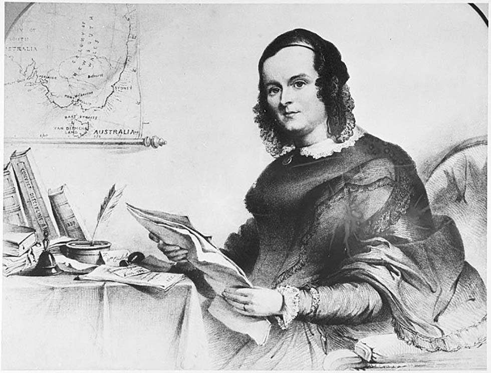 Drawing Of Humanitarian Caroline Chisholm Naa Gov Au