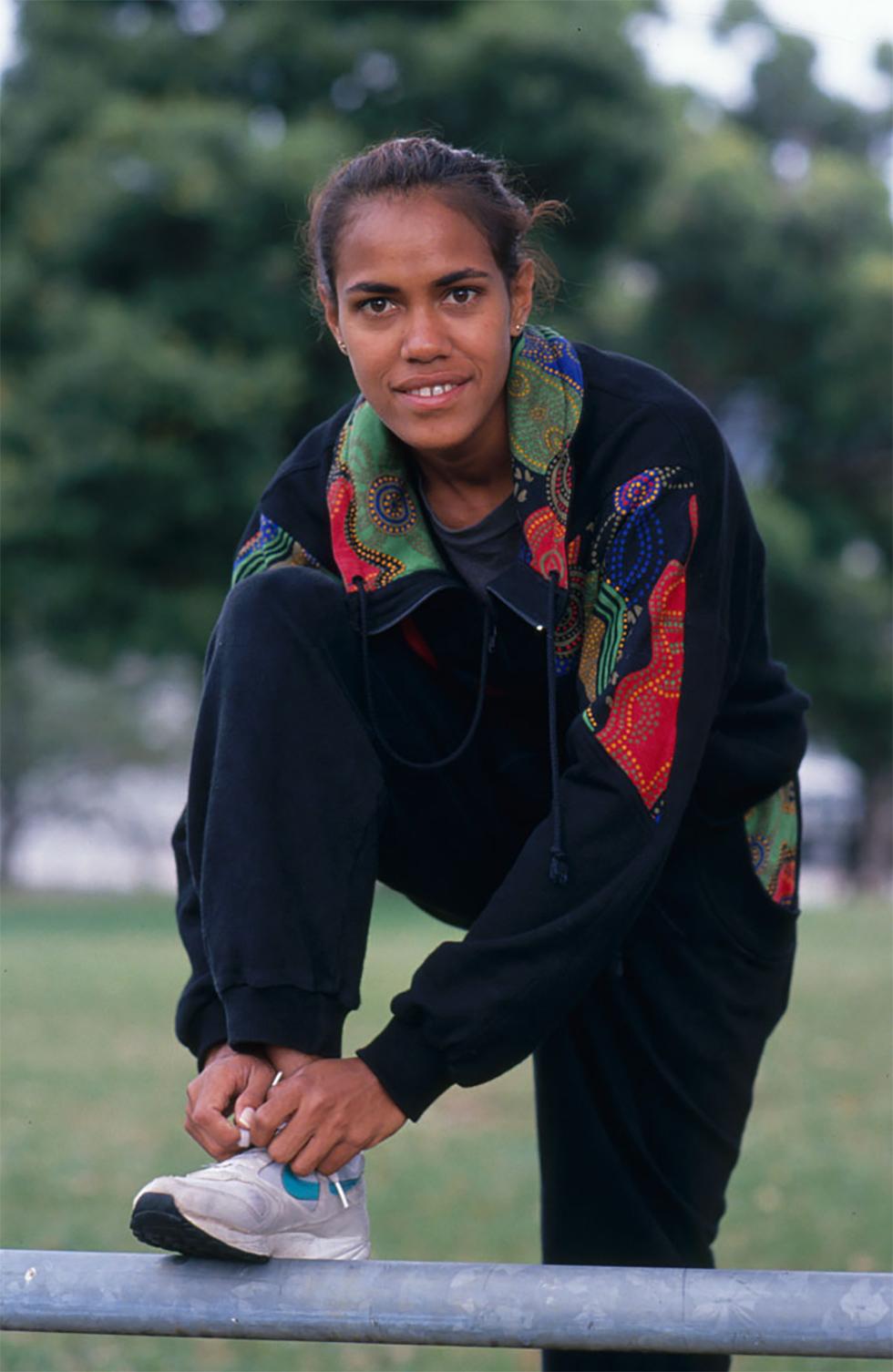 Olympic athlete Cathy Freeman.