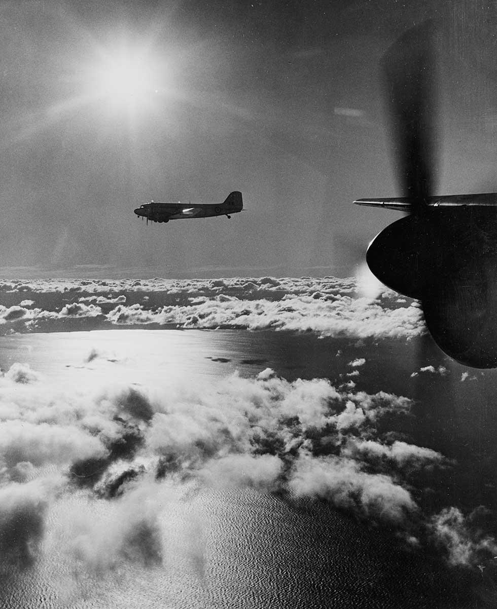 Cloud seeding operation off the coast of Sydney naa.gov.au