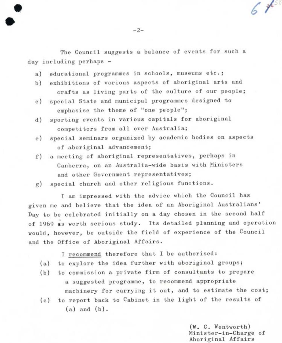 Draft Cabinet submission