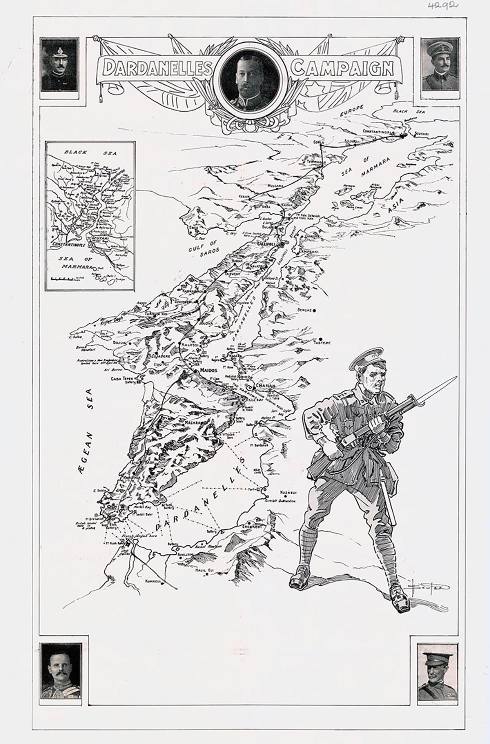 Map of Dardanelles campaign naa.gov.au