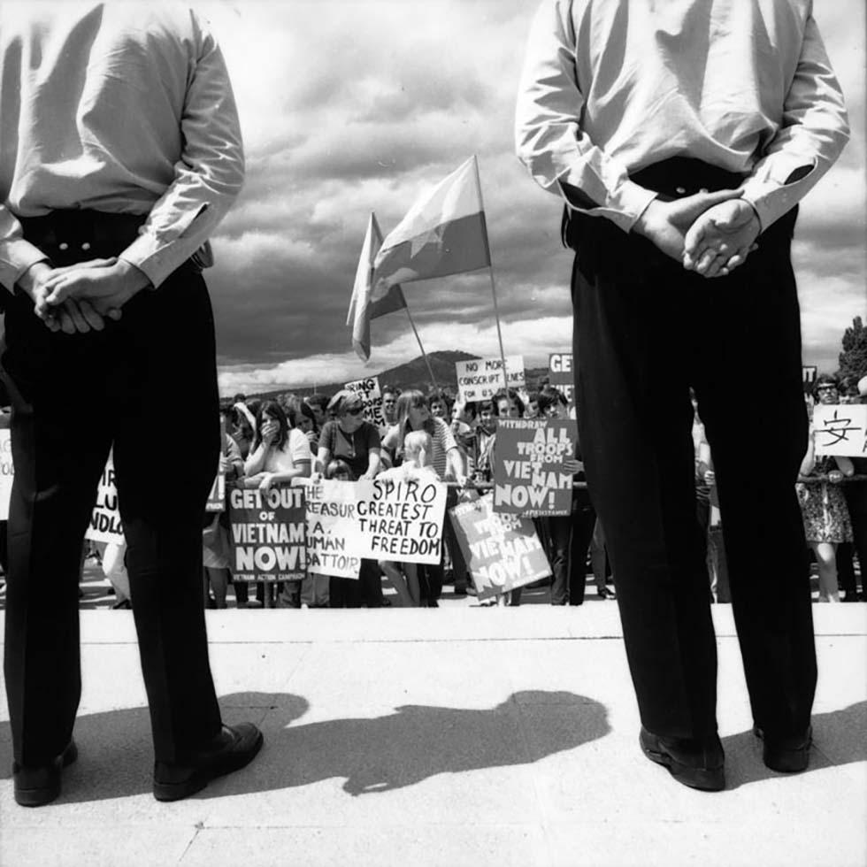 Protest against the Vietnam War, 1970.
