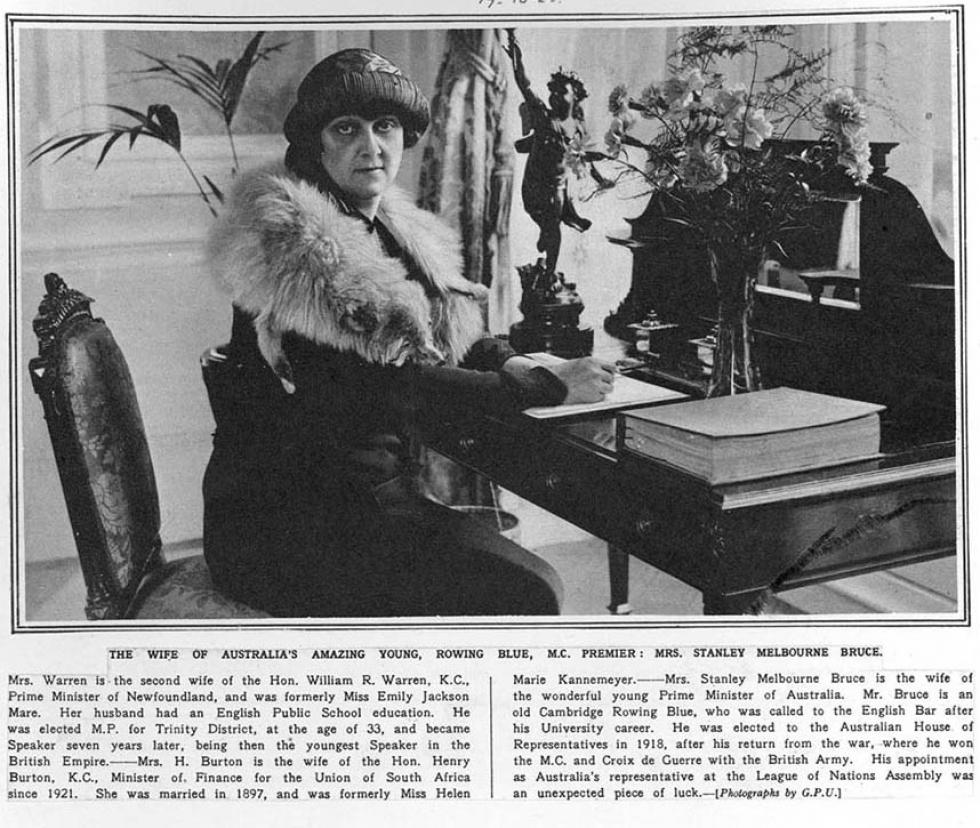 Ethel Bruce, photographed for the British Daily Graphic, in London in 1923.