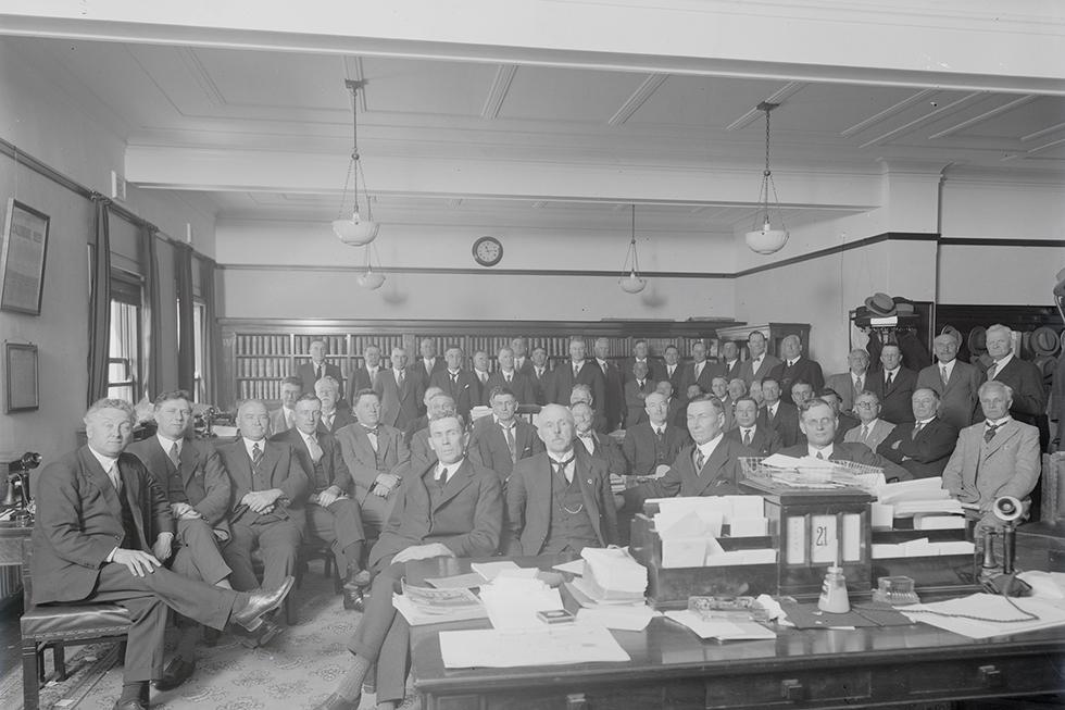 The Caucus of 53 Labor parliamentarians meeting at Parliament House, Canberra, before the new Cabinet was sworn in later that day.
