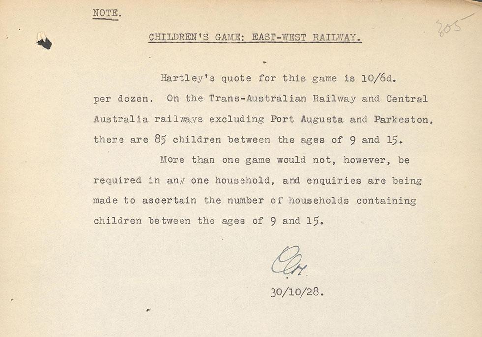 Hartley's quote for this game is 10/6d (10 shillings and 6 pence).