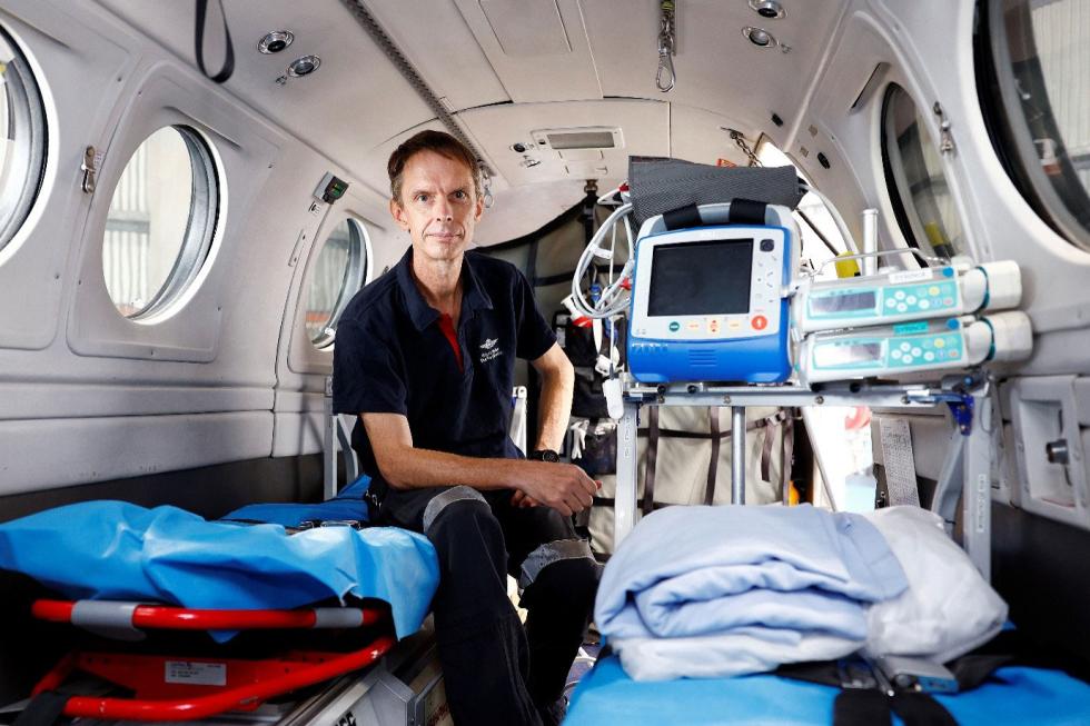 Dr Dean Taylor, image provided courtesy Royal Flying Doctors Service