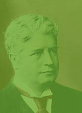 Coloured portrait of Edmond Barton