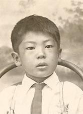 A portrait of Kojiro Mise from his Application for certificate of exemption from dictation test.