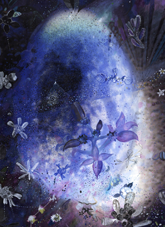 Detail of 'Notes on Chenopodium erosum + Spyridium fontis-woodii' by Louise Flaherty Laura Wills. 