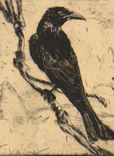 Detail of 'Tree of Life, unsuccessful species' by Martin King. 