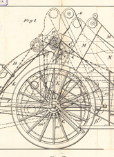 Plans for a patent by James Hazel Adamson.