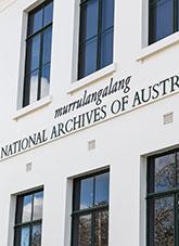 Murrulangalang, National Archives of Australia front building facade.