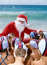 Festivals and celebrations - Christmas - New South Wales - Santa Clause at Wanda Beach