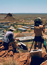 Entertainment - Film - Film crew at Shay Gap, Western Australia