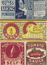 Trade marks: Royal Baking Powder absolutely pure, Australian honey, tomato sauce and Cockatoo Brand