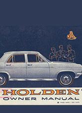 Holden owner manual with a side illustration of car