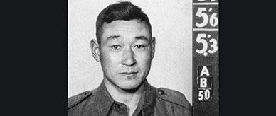 Mario Takasuka's internment identification portrait.