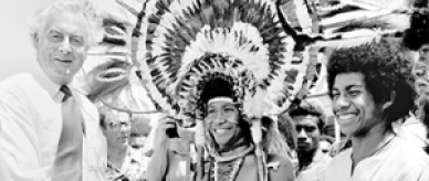 Gough Whitlam and Papuans.