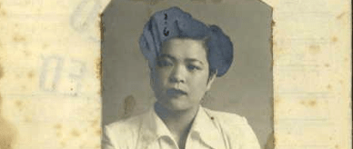 Photo of Sachiko McKay from her certificate of exemption. 