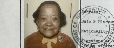 Image of Maria Peters from a radiological report. 