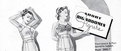 The different figure types from a 1950 Jenyns advertising pamphlet