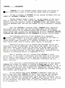 Johnson is a toy elephant about 3 years old.