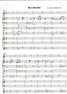 Melody for Why is Blue Blue