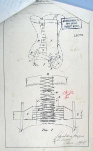 Diagrams from Sarah Jenyns’ 1910 patent application. 