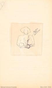 Myra Juliet Farrell application for registration of a design for appliance to relieve the strain of carrying an infant 1939 NAA: A1337, 19325 