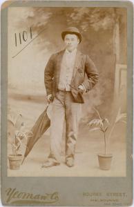 Studio portrait of Harry Lee Fatt.