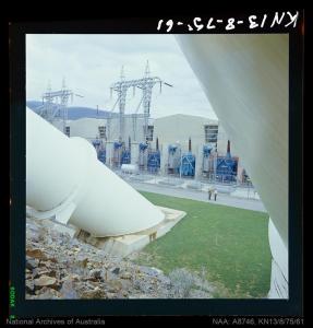 Hydro-electric plant, part of the Snowy Mountains scheme – NSW, 1975