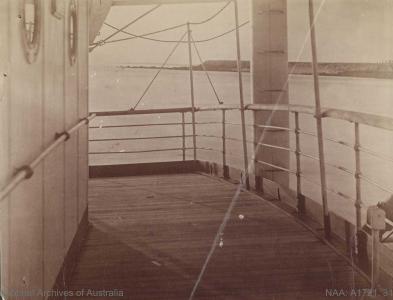 Swan Point from the wreck of the Karrakatta, photographer Arthur A Dean, 1901
