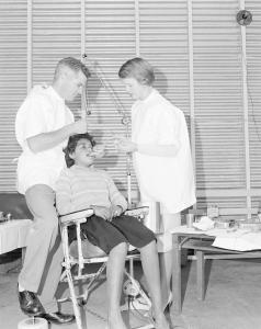 Health - Dentistry - Flying dentist (Royal Flying Doctor Service), Silverton Public School, New South Wales