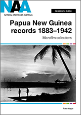 Papua New Guinea Records 1883–1942 - Front cover.